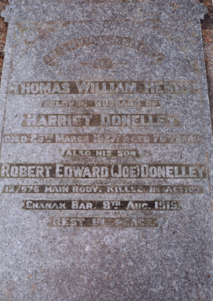 Portrait of Private Robert Edward Donelley