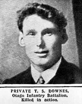 Portrait of Private Thomas Stephen Downes