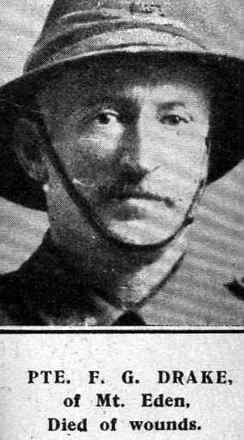 Portrait of Private Francis George Drake