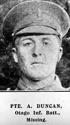 Portrait of Private Alexander Duncan