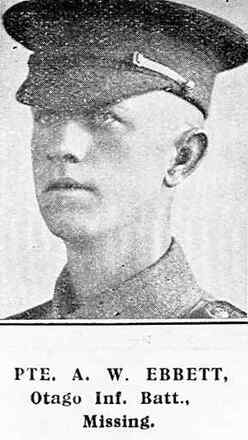 Portrait of Private Albert Winter James Ebbett