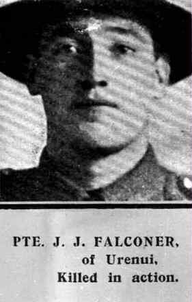 Portrait of Private James Johnson Falconer