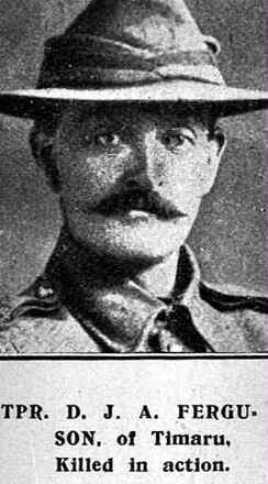 Portrait of Trooper Donald James Alexander Ferguson