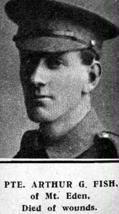 Portrait of Private Arthur Gordon Fish