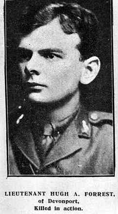 Portrait of Lieutenant Hugh Alexander Forrest