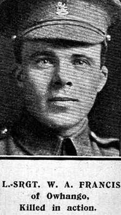 Portrait of Lance Serjeant William Arthur Francis