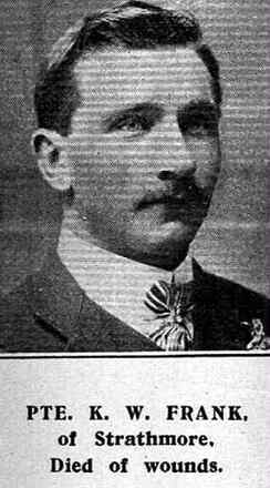 Portrait of Private Karl William Frank