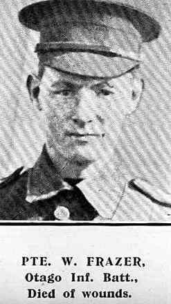 Portrait of Private William Frazer