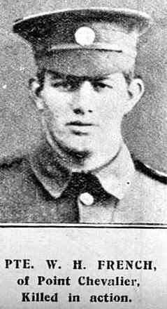 Portrait of Private William Henry French