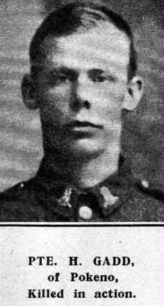 Portrait of Private Herbert Gadd