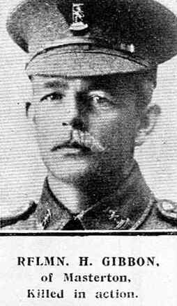 Portrait of Rifleman Harold Gibbon