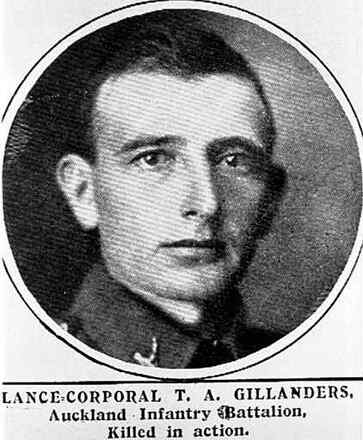 Portrait of Lance Corporal Thomas Alexander Gillanders