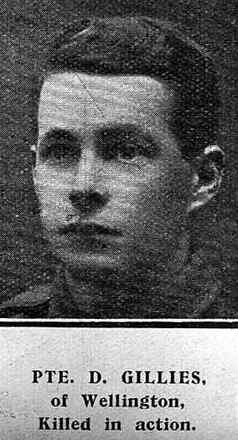 Portrait of Private Duncan Gillies