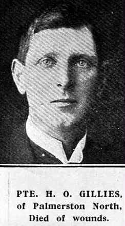 Portrait of Private Hugh Oswald Gillies