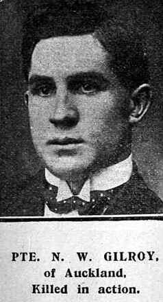 Portrait of Corporal Neil William Gilroy