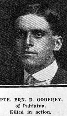 Portrait of Private Ernest Duncan Godfrey
