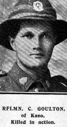 Portrait of Rifleman Charles Goulton