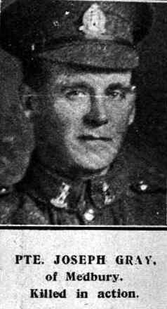 Portrait of Private Joseph Gray
