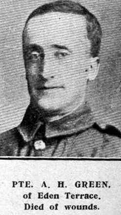 Portrait of Private Arthur Henry Green