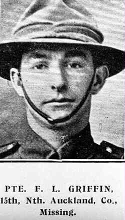 Portrait of Private Frederick Leslie Griffin