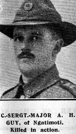 Portrait of Regimental Serjeant Major Albert Hector Guy