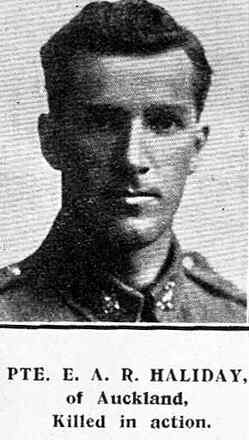 Portrait of Private Edward Austin Randal Haliday