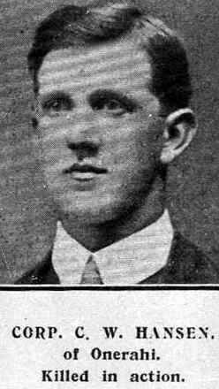 Portrait of Corporal Carl Walter Hansen