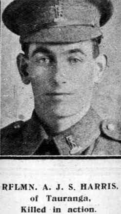 Portrait of Rifleman Alfred John Samuel Harris