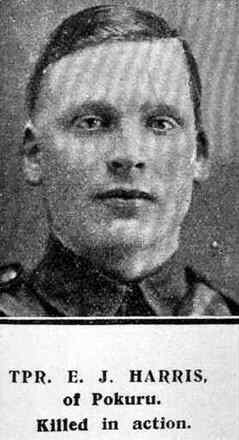 Portrait of Private Evan George Harris