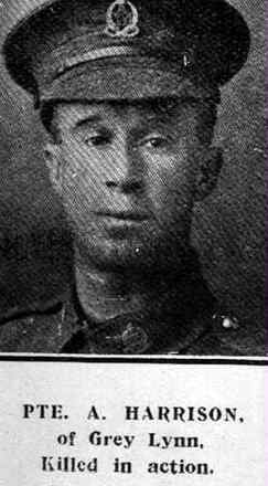 Portrait of Private Albert Harrison