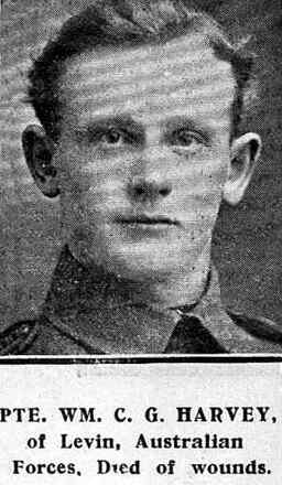 Portrait of Private William Charles George Harvey