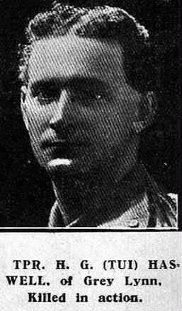 Portrait of Trooper Hugh Gordon Haswell