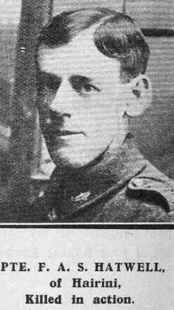 Portrait of Private Francis Aloysius Ligouiri Hatwell