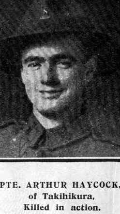 Portrait of Rifleman Arthur Haycock