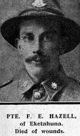 Portrait of Private Frank Edmund Hazell