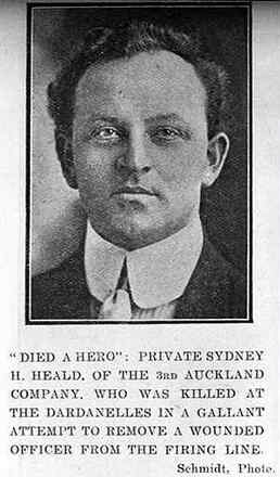 Portrait of Private Sydney Haldane Heald