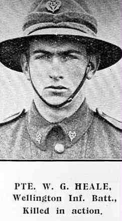 Portrait of Private Walter Gisborne Heale
