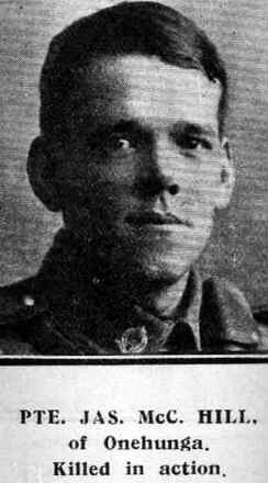 Portrait of Private James Mcclintock Hill