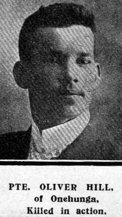 Portrait of Rifleman Oliver Hill