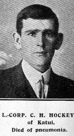 Portrait of Lance Corporal Charles Henry Hockey