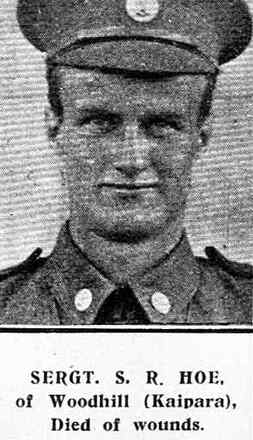Portrait of Serjeant Stanley Richard Hoe