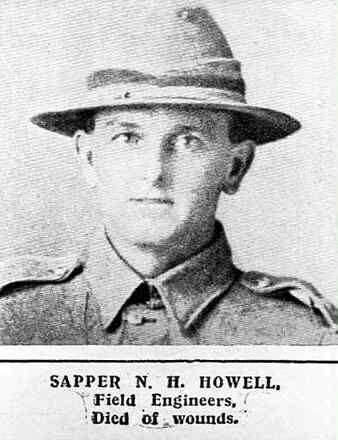 Portrait of Sapper Neil Hamilton Howell