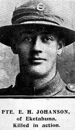 Portrait of Private Emil Henning Johanson
