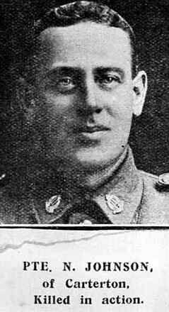 Portrait of Private Nilander Johnson