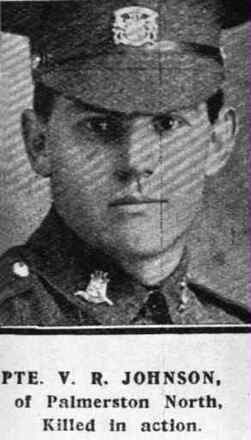 Portrait of Lance Corporal Victor Rudolph Johnson