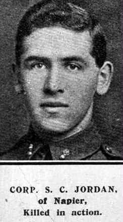 Portrait of Corporal Sydney Carl Jordan