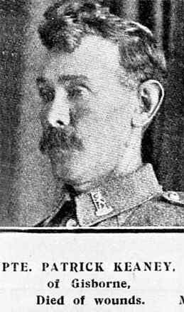 Portrait of Rifleman Patrick Keaney
