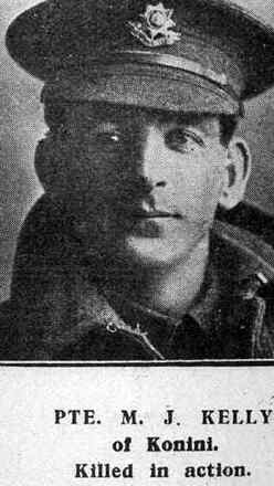 Portrait of Private Martin Kelly