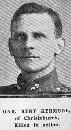 Portrait of Gunner Bert Kermode