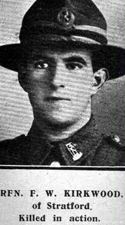 Portrait of Rifleman Francis William Kirkwood